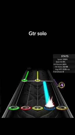 HEART-SHAPED BOX 🖤🎸- SOULFUL SOLO #clonehero #nirvana #guitarsolo