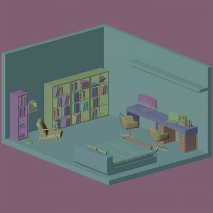 Building My Dream Room in Blender – Level by Level (Snap Transition)