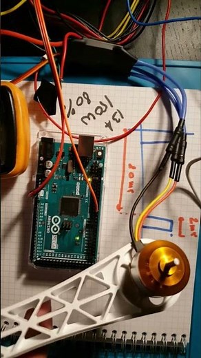 Test 2 - Drone | ARDUINO #3: How to control the brushless motor with Arduino? [TUTORIAL]