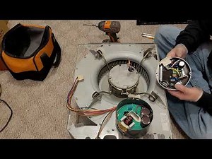 Rheem HVAC Fan Motor ECM 2.3 Step by Step Repair with a new ECM 3.0 (Serviced 2022)