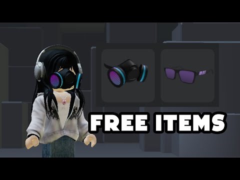 How to get FREE Neon Gas Mask AND FREE Purple shades! Roblox FREE ACCESSORIES
