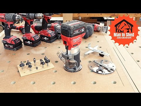 Milwaukee M18 Palm Router Review. "The Re-Do!!