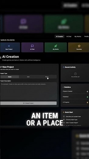 How to make your own Roblox game in 1 minute!!