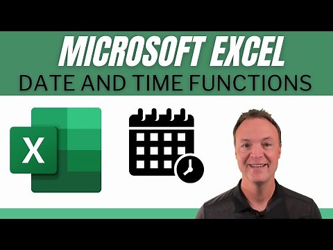 Date and Time Functions in Microsoft Excel - For Beginners