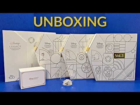 Disney Legacy Animated Film Collection Blu-Ray Box Set Unboxing