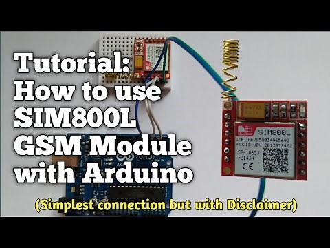Tutorial: How to use SIM800L GSM Module with Arduino