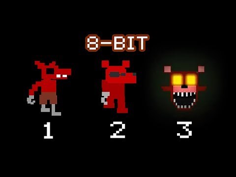 FNAF 8-BIT 1, 2, 3 - Gameplay & Jumpscares