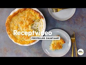 Hartige taart met zalm en tuinerwten | Recept | Allerhande