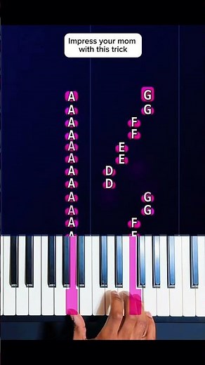 Impress with this piano trick 😨🥵 #pianosoin #pianotutorial