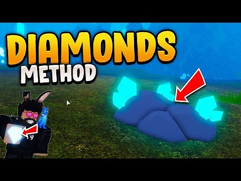 How to get Diamonds!! in Roblox Islands (Skyblock)