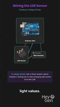 LDR Sensor Explained in 1 Minute | Arduino Basics