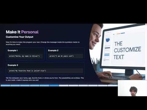 Video 4 – Writing Your First Code Hello Python!