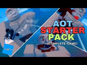 (60% SALE) AOT Full Starter Pack | Roblox Studio (COMPLETE-GAME)