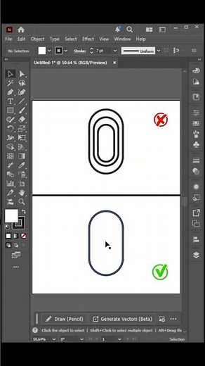 How to use offset path in Adobe illustrator | Adobe illustrator tutorials for beginners