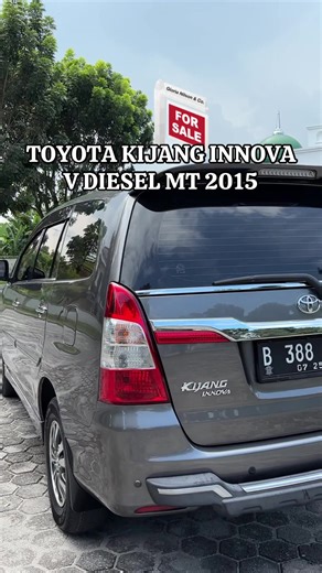 TOYOTA KIJANG INNOVA V 2.5 SOLAR MANUAL 2015 Dijual