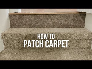 How to Patch Carpet with Leftover Scraps - DIY Carpet Repair