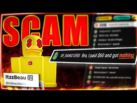 I EXPOSED a huge SCAMMER in ROBLOX