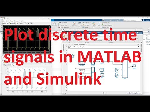 How to plot discrete time signals using STEM in MATLAB and Simulink?