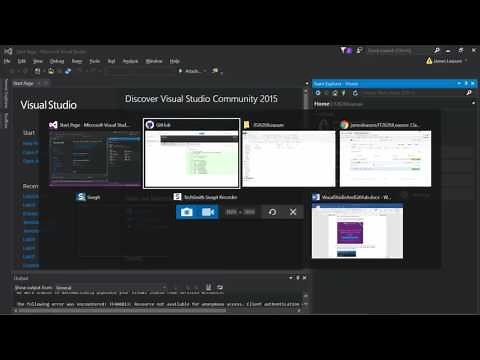 Using GitHub with Visual Studio
