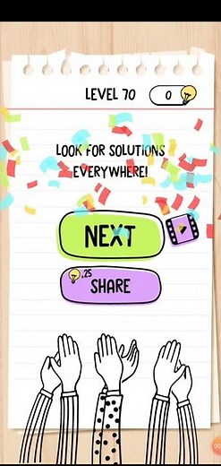 Brain test level 70 How can this equation work? Walkthrough