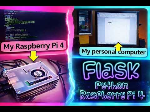 Build a Flask Web App on Raspberry Pi 4 (Simple Adder) (Python)