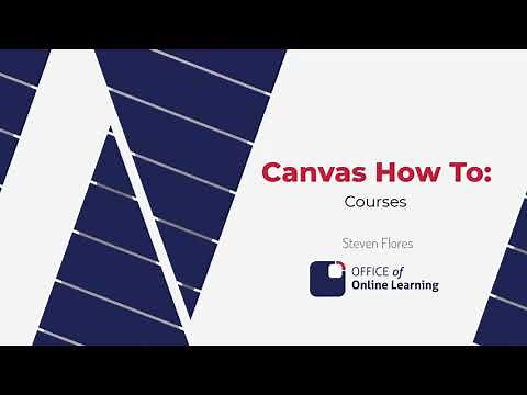 Canvas How To: Courses