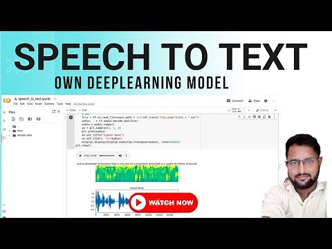speech recognition using deeplearning | speech to text using python ,deeplearning 2022-23 tutorial
