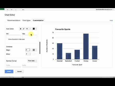 Create a Bar Graph with Google Sheets