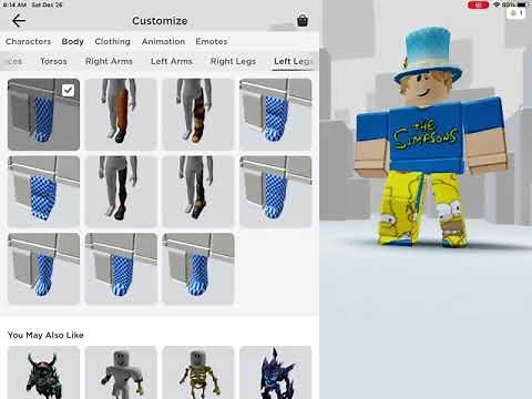 How to make your Roblox avatar blocky and have no hands