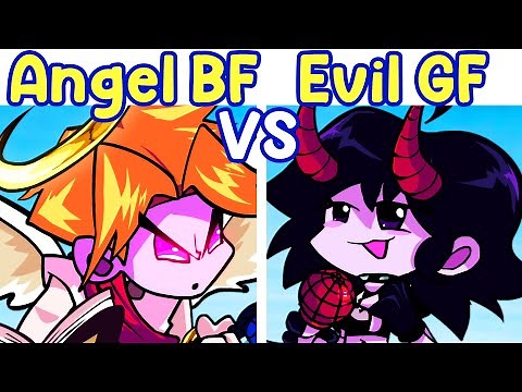Friday Night Funkin': Angel BF VS Evil GF [Angel Rage] | FNF Mod HARD/INFERNO