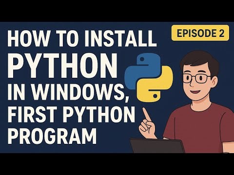 Ep 2 How to Install Python,Write Your First Program #python #pythontutorial #pythoncourses