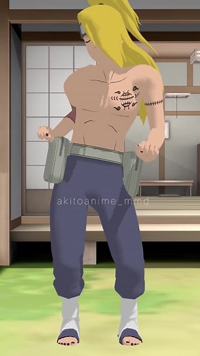 Deidara Chest Dance - Akatsuki MMD Naruto Dance