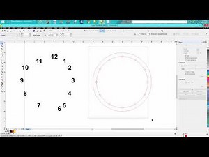 Corel Draw Tips & Tricks Clock Face with Numbers Part 2