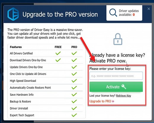 Download Driver Easy Pro With Free 1 Year License Key