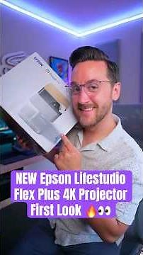 Epson Lifestudio Flex Plus First Look - Portable 4K Projector with Bose Sound & Google TV 🎬✨
