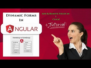 Dynamically Add & Remove Form Fields in Angular || Reactive Forms Tutorial || FormArray