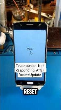 How to Fix Touchscreen Not Responding After Reset/Update #touchscreen #lcdscreen #shorts