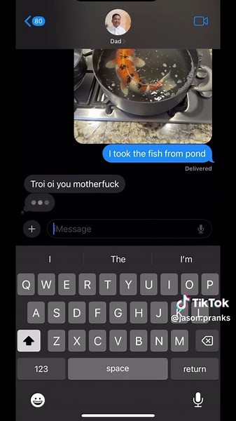 Pranking My Dad by Cooking His Koi Fish