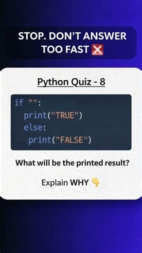 Python Quiz ❓ Guess the Output. #python #coding #developer