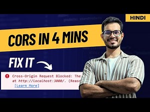 CORS Explained in 4 Minutes! Fix CORS Errors in JavaScript & Node.js