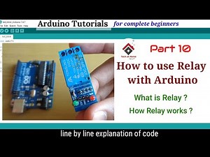 Relay module with Arduino(code explained) | Control AC devices with arduino | Arduino tutorial 10