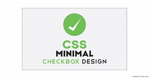 CSS Minimal Checkbox With SVG Tick | Custom Checkbox Input
