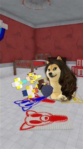 Doge Girl's World in 99 night in the Forest #roblox #99nightintheforest #usa