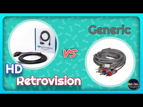 HD Retrovision Wii Component Cables - Playing Wii, N64, and GameCube - Worth it over Generic ones?