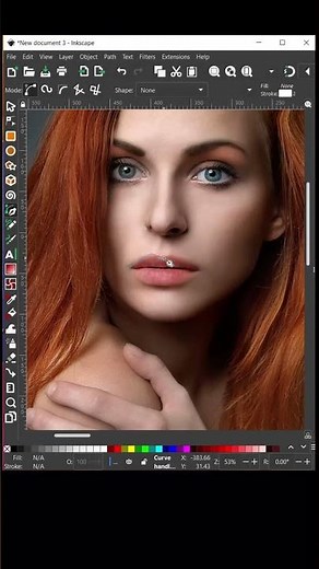 Vector Portrait Inkscape