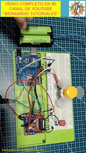 Amigos, retomamos el curso de Arduino de Bernardo Tutoriales. En el capítulo 56 te enseño cómo invertir el giro de un motor de corriente continua con un pulsador. Entra en YouTube, busca mi canal, o copia el enlace de la BIO para continuar con el mejor curso de habla hispana de toda la Red. ¡No te pierdas este vídeo si quieres llevar tus proyectos al siguiente nivel! Dale al play, ve el vídeo completo y sorpréndete. #bernardotutoriales #cursodearduino #arduino #arduinoproject #motor
