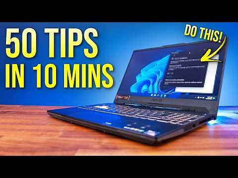 50 Gaming Laptop Tips in Under 10 Minutes