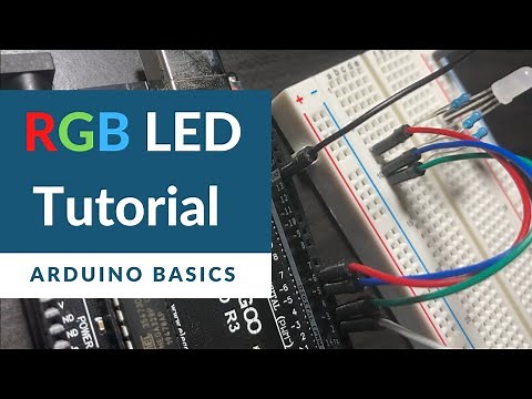 Control an RGB LED with a Button | Beginner Arduino Project