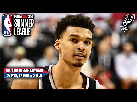 Victor Wembanyama Summer League Highlights 👀 27 PTS & 12 REB for Spurs vs. Blazers | NBA on ESPN