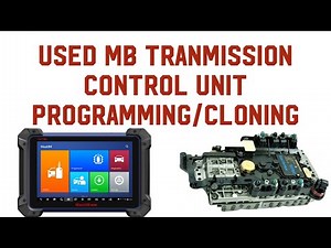 Mercedes TCU Transmission Control Unit Swap, Renew, and Programming With Autel IM608